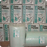 Paint Pockets Green Spray Booth Filters
