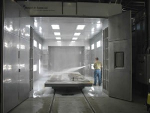 Trumpf Gets New Industrial Spray Booth For Paint Finishisng in Mexico
